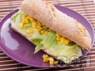 Рецепта Сандвич с пастет от риба тон, айсберг и царевица